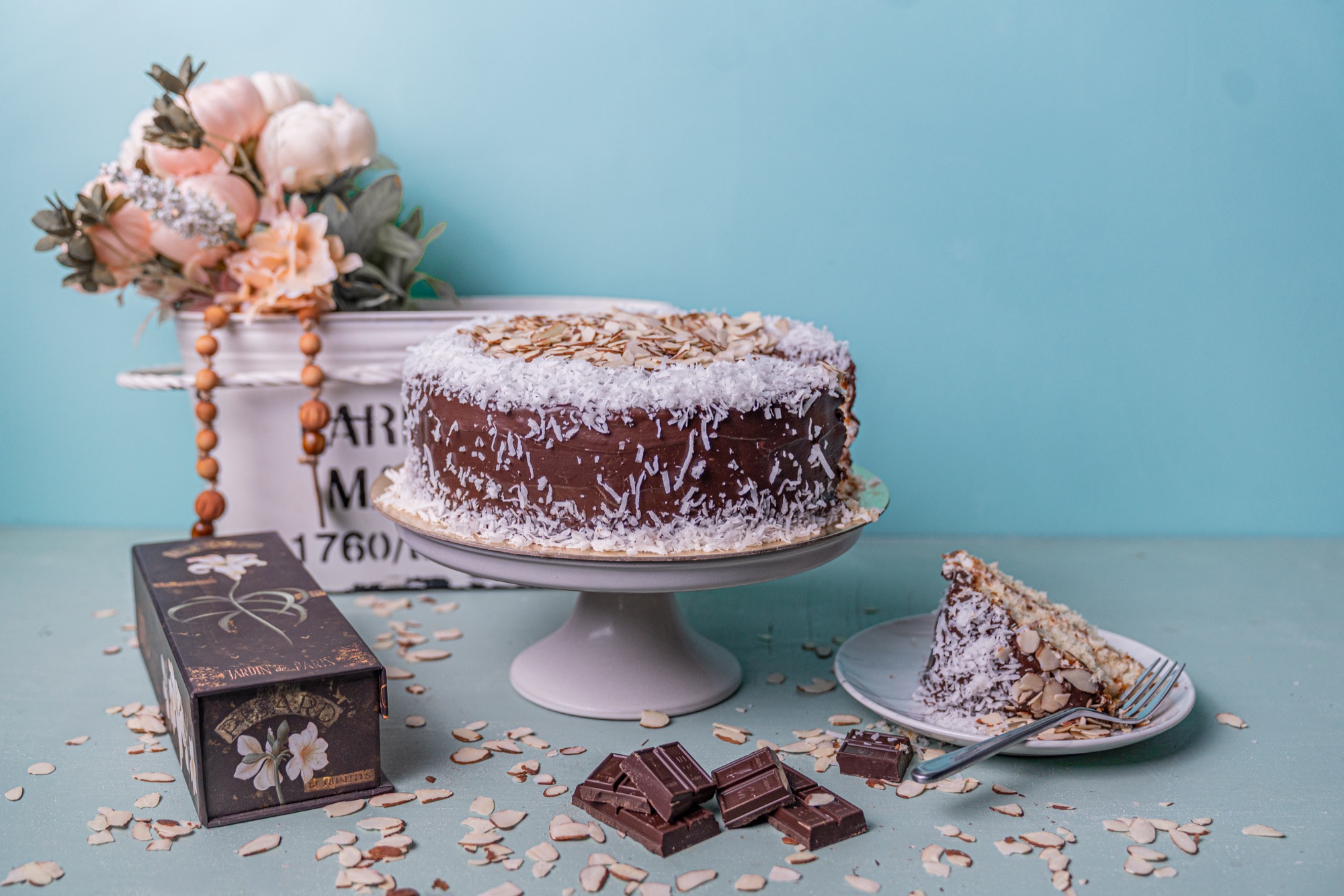 Layer cake detail from a recent order